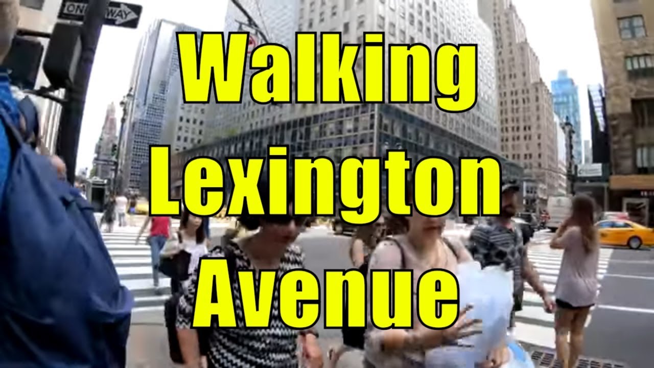 ⁴ᴷ Walking Tour of Lexington Avenue, Manhattan, NYC from 59th Street to 14th Street