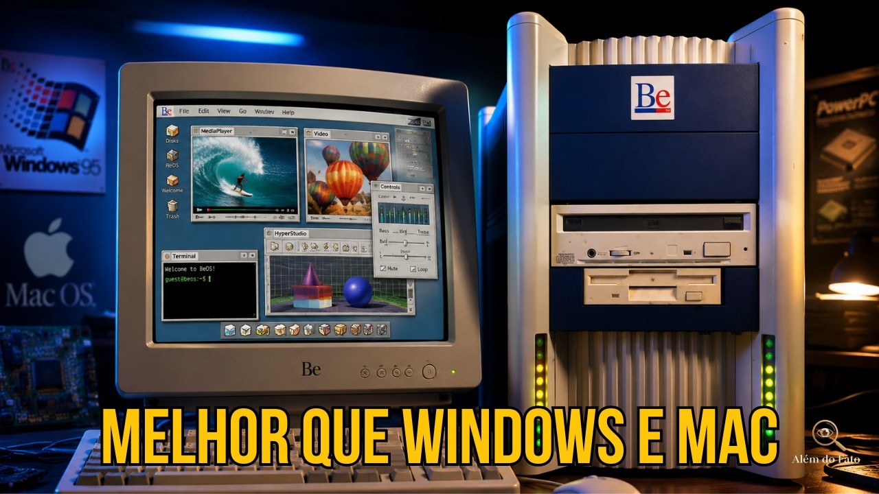 BeOS: O sistema que quase impediu a volta de Steve Jobs (E a Microsoft proibiu)