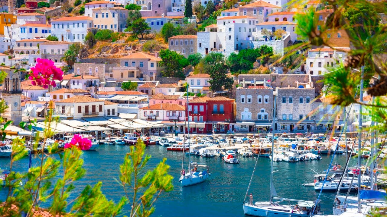 Hydra Island, Greece 🇬🇷: Seaside Walk & Stunning Tour 🌊