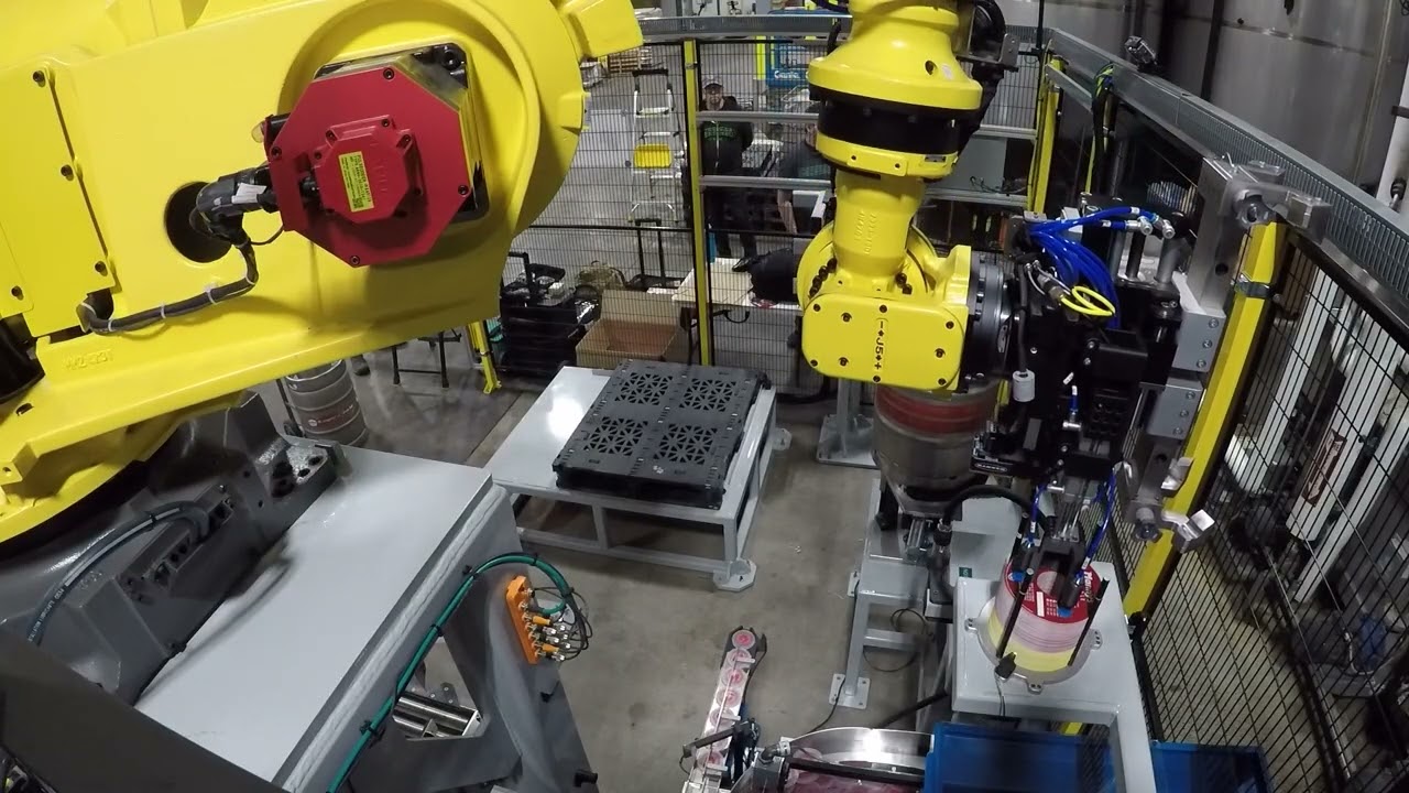 Fanuc Beer Keg Palletizing Cell - Georgetown Brewing