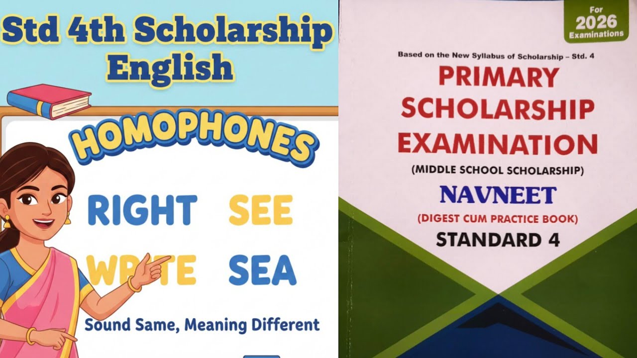 Homophones in English Grammar | Primary Scholarship | Class 4