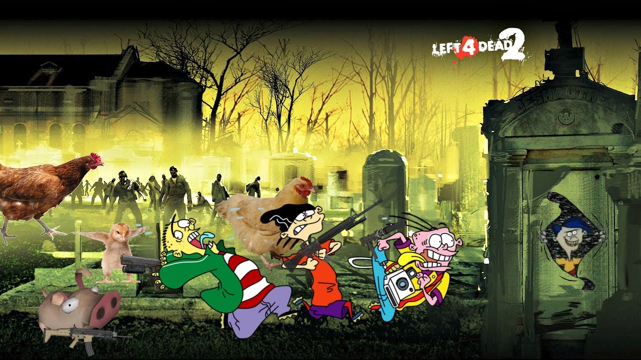 Ed Edd n Eddy invades Left 4 Dead 2