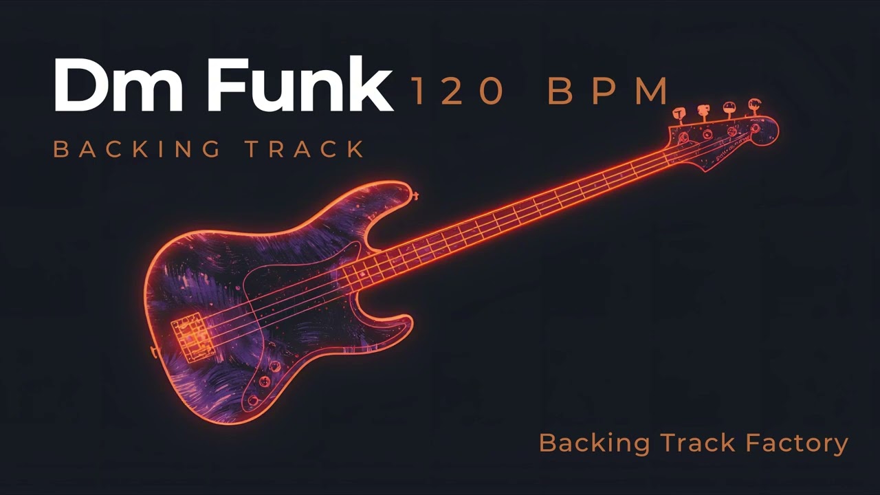 Dm Funk Backing Track | Tight Groove for Guitar, Bass & Keys #funk #backingtrack