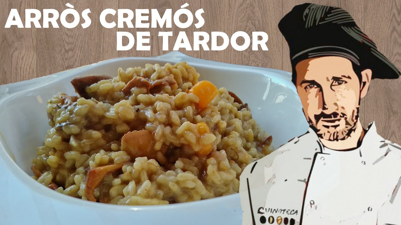 👨‍🍳Arròs CREMÓS amb BOLETS ▷  Recepta de Tardor /  Receptes de cuina