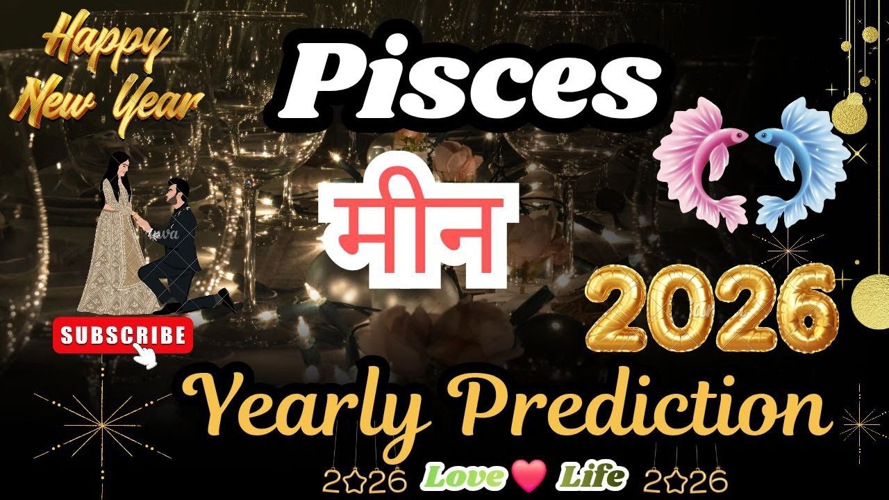 मीन राशि।कैसा रहेगा 2026? Pisces।Year2026।Love।Career।Health #hindi #love #cancer #soul #viralvideo