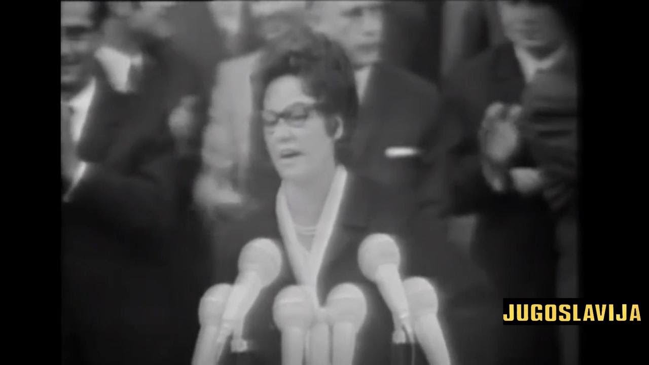 Savka Dabčević Kučar - MI ŽELIMO I HOĆEMO JUGOSLAVIJU uprkos srpskim i hrvatskim &scaron;ovinistima! 1971
