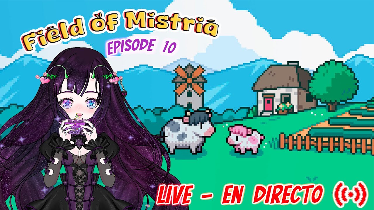 Chill & Cozy Vibes 🌱 Mining, Quests & NPCs | Fields of Mistria Ep 10 VTuber LIVE