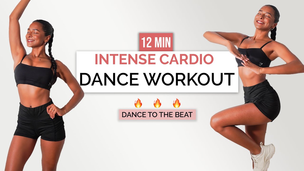 12 MIN. INTENSE DANCE CARDIO Workout - fat burn, burn up to 500 calories, dance to the beat| Kaji Pm