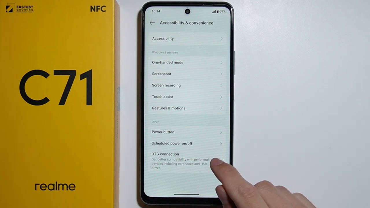 Realme C71: How to Turn On OTG Connection?