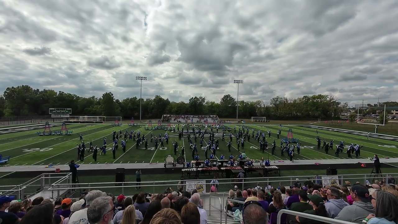 Francis Howell Central high School Spartans marching band competition.