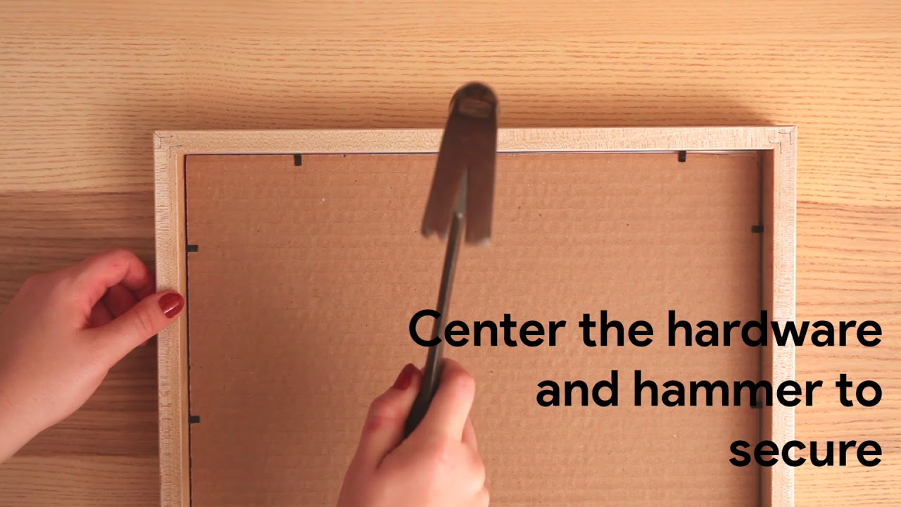 How To - Sawtooth Hanger Installation