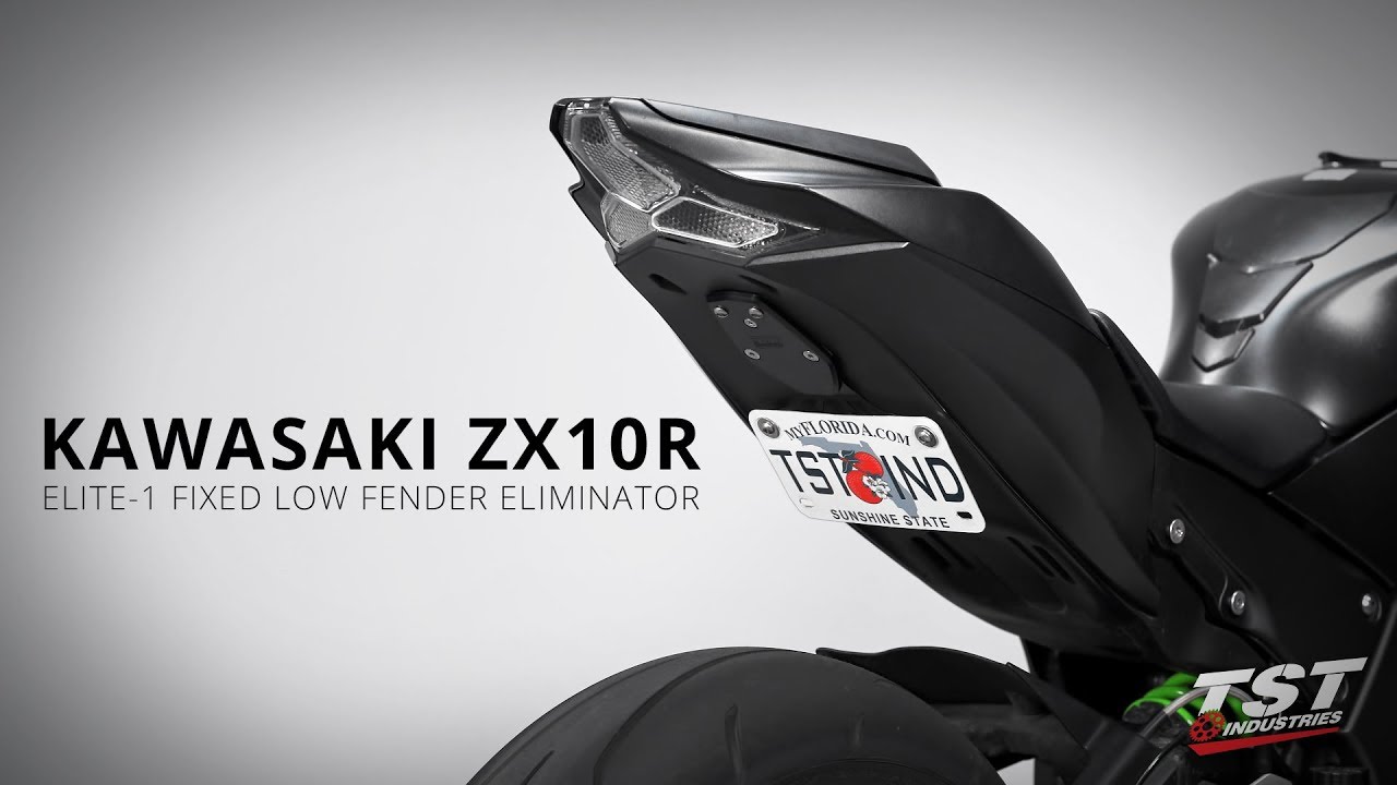 How to install an Elite-1 Low Mount Fender Eliminator on a 2016+ Kawasaki ZX10R by TST Industries