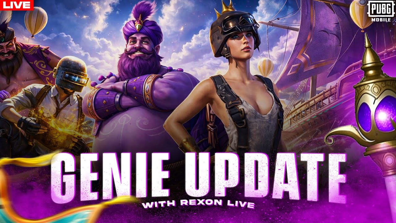 🔴 GENIE MODE IS BACK!!🔥| Conqueror Rank Push | PUBG MOBILE 4.2 | Rexon Live