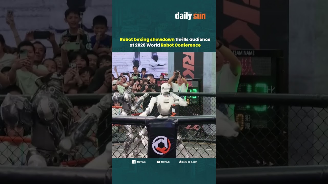 Robot boxing showdown thrills audience at 2026 World Robot Conference | Daily Sun