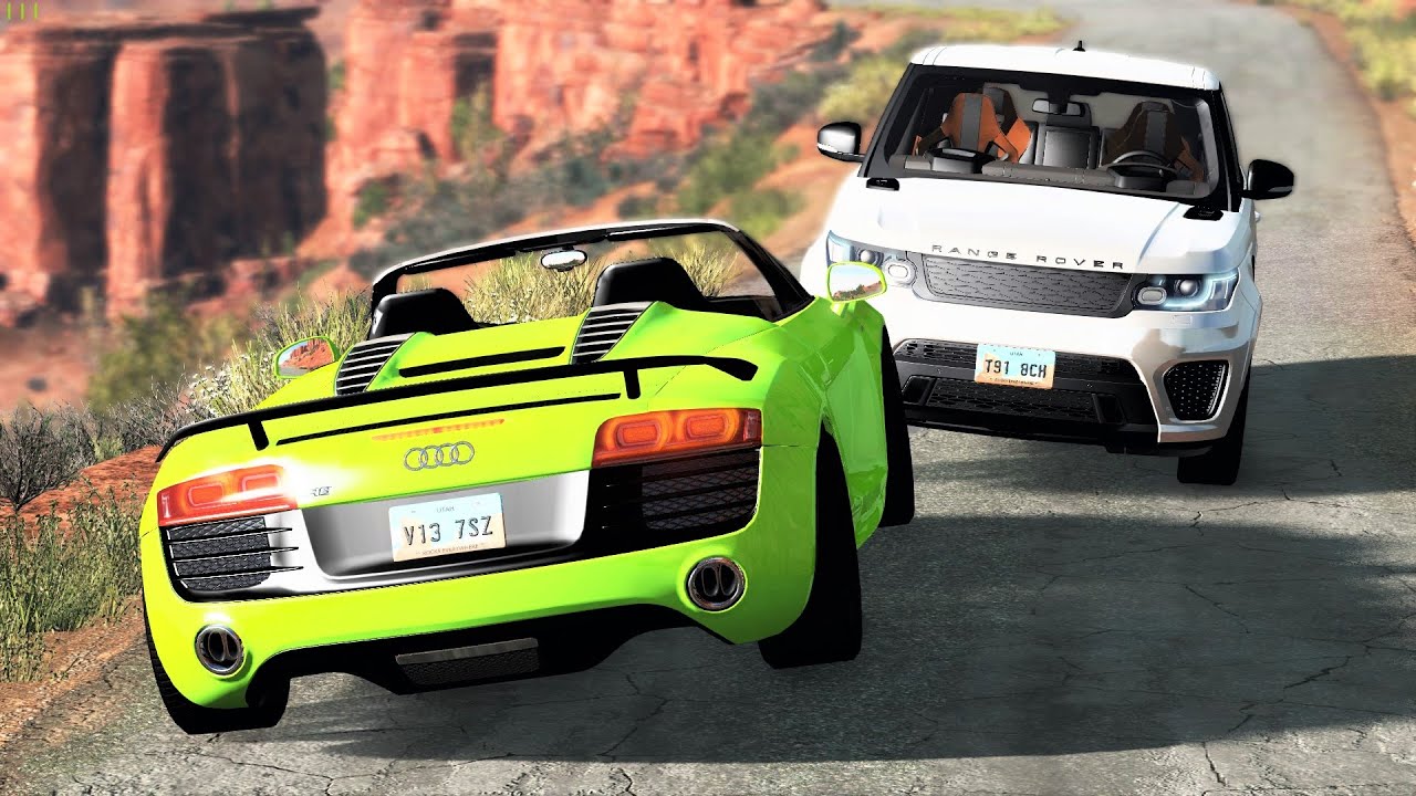 Cliff Drops & Crashes #11 - BeamNG Drive | CRASHdriven