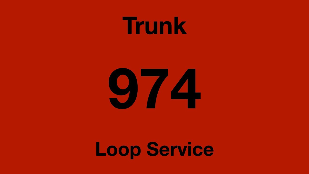 [SMRT Buses] Trunk Bus Service 974 Hyperlapse