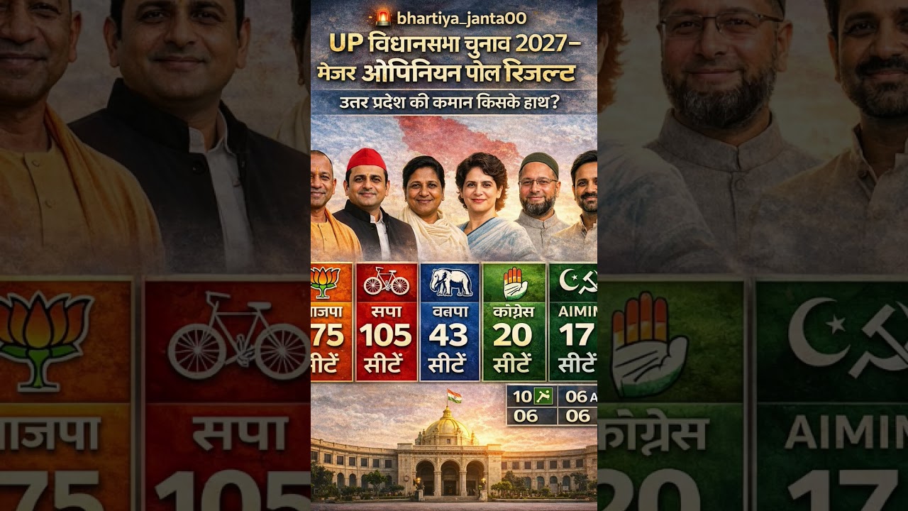 🚨😱Who will win the battle for Uttar Pradesh in 2027?🔥👿