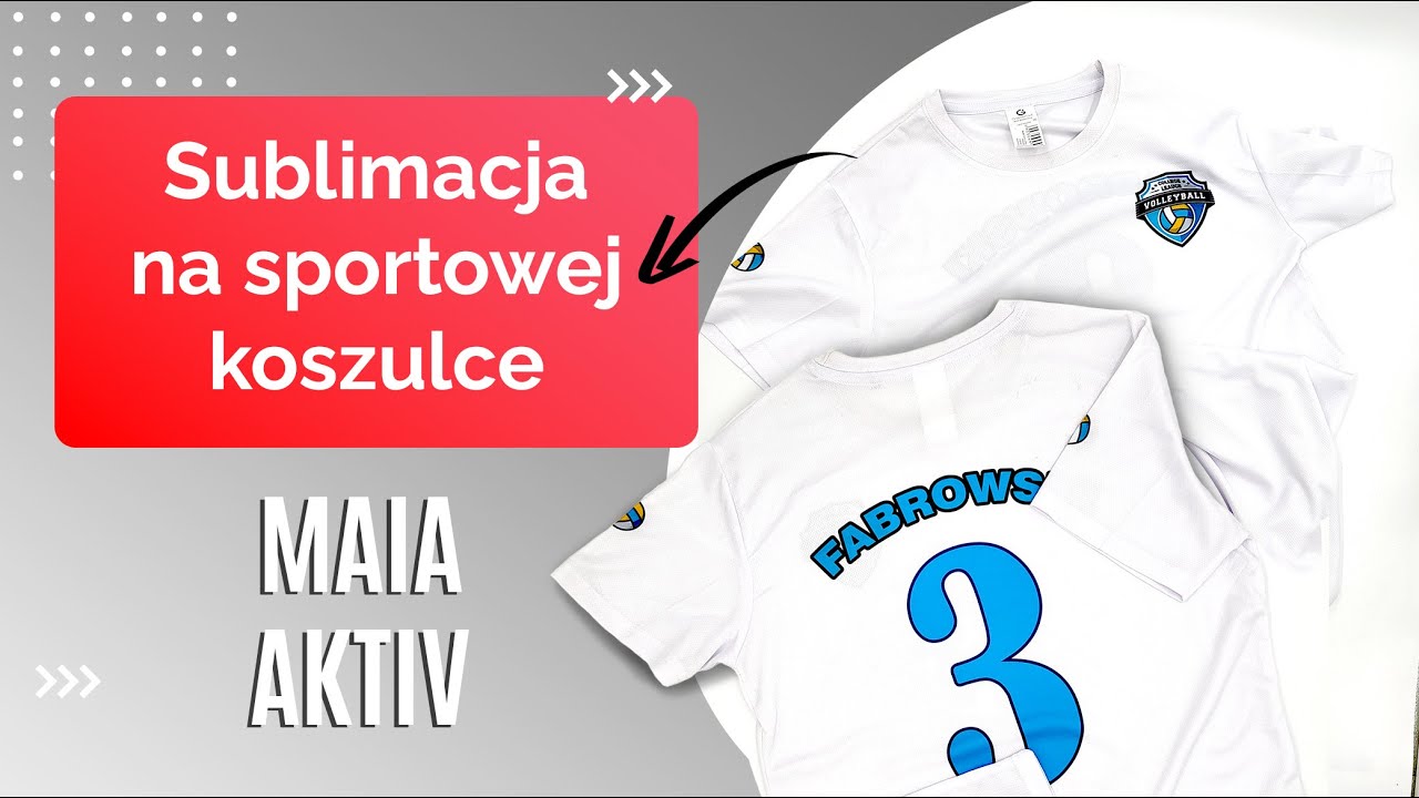 Nadruk sublimacyjny na sportowych koszulkach poliestrowych - Jak to zrobić? | GRAWERTON