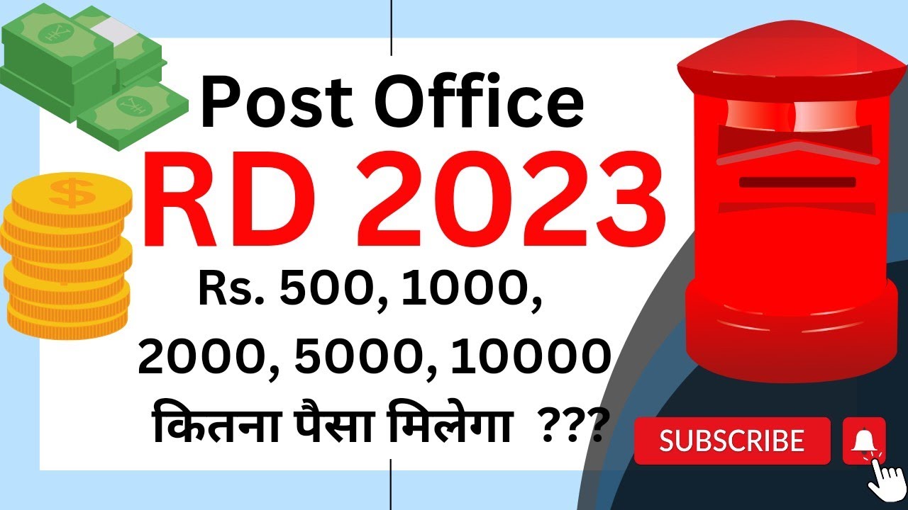 Post Office Recurring Deposit Maturity Value | Kitna invest karne par kitna milega