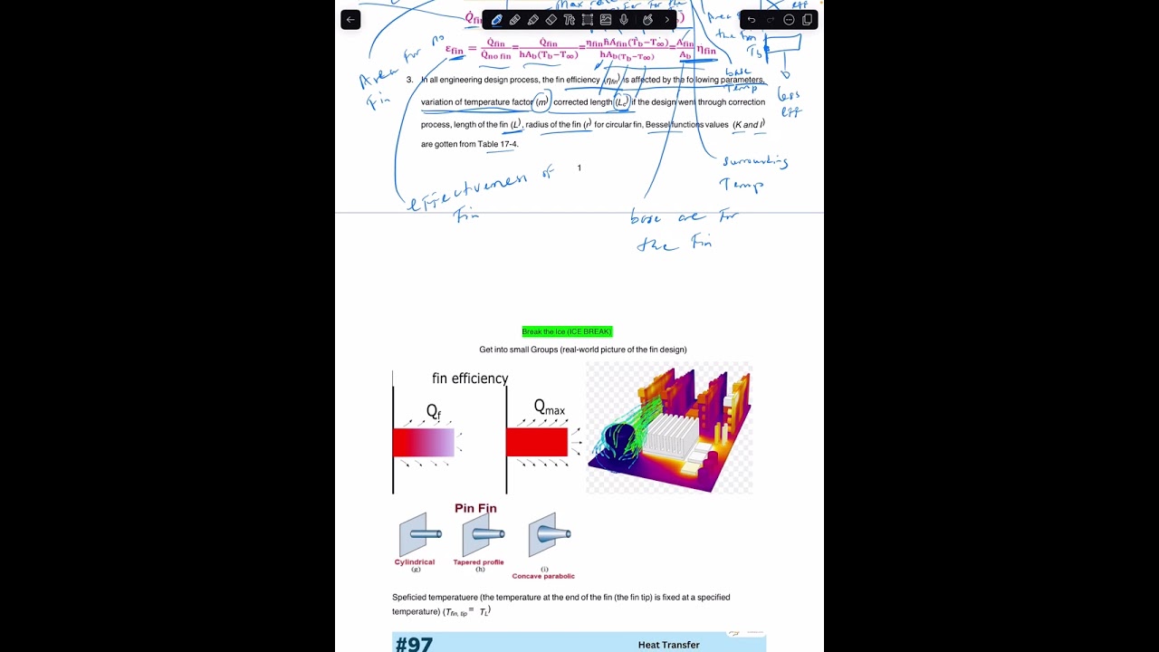 Fin efficiency (part 2)