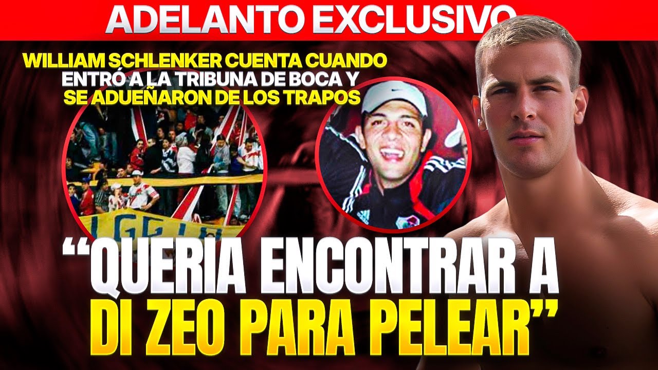 William Schlenker CUENTA cuando entró a la TRIBUNA de BOCA y se llevaron las Banderas de la 12