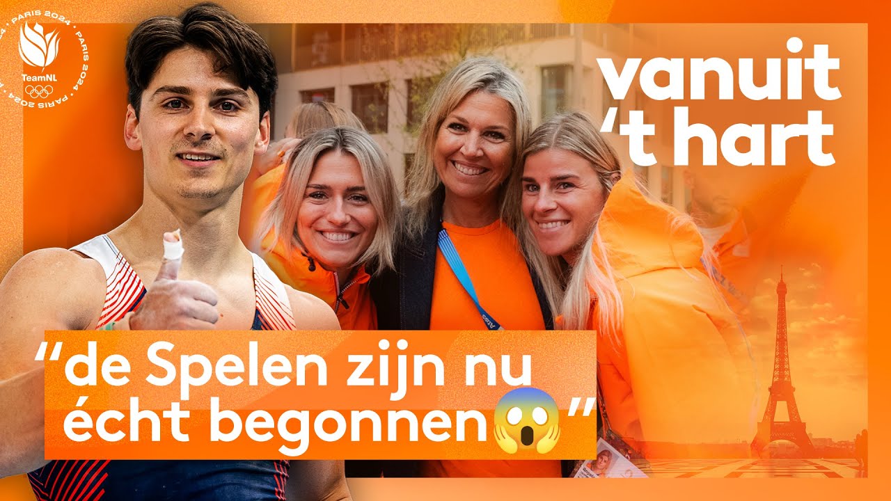 HET KONINGSHUIS 👑 OP BEZOEK IN HET OLYMPISCH DORP 👊 | Vanuit 't Hart 🧡 | TeamNL