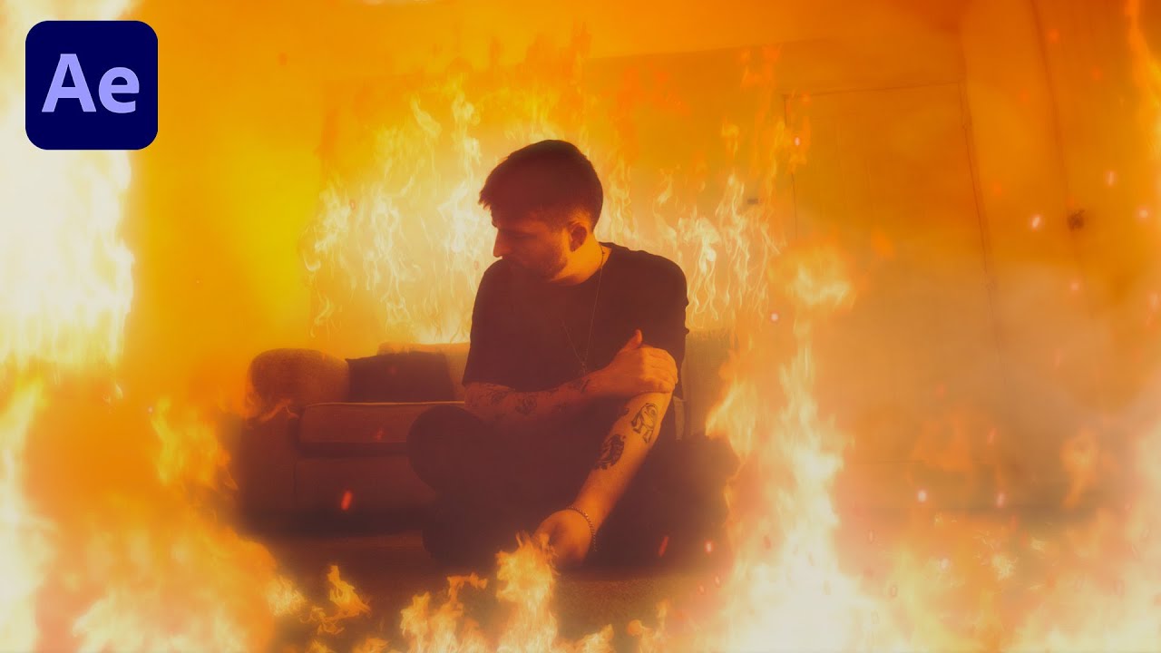 Fire Effect in Adobe After Effects 2025