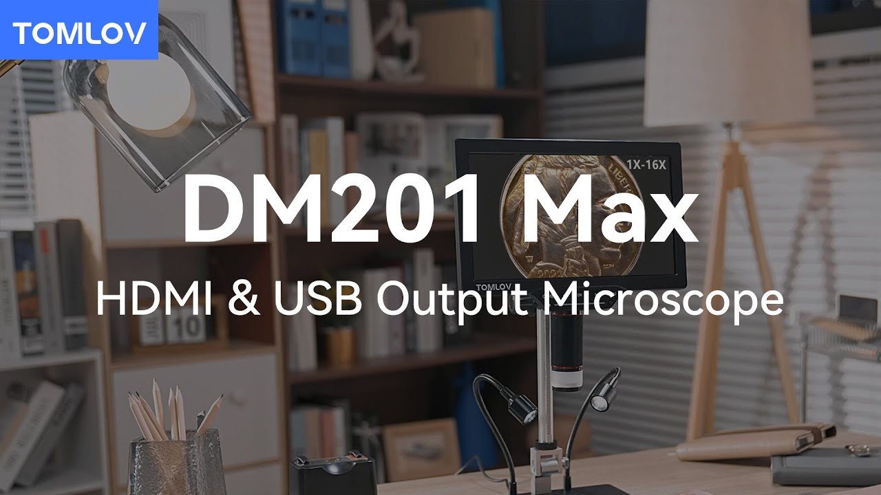 TOMLOV DM201 Max HDMI Digital Microscope