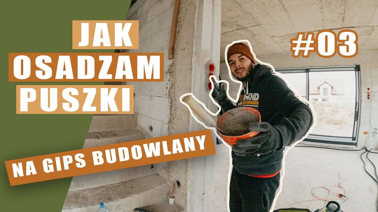 Robimy Instalację Elektryczną cz.3 // Jak osadzam puszki na gips budowlany #03