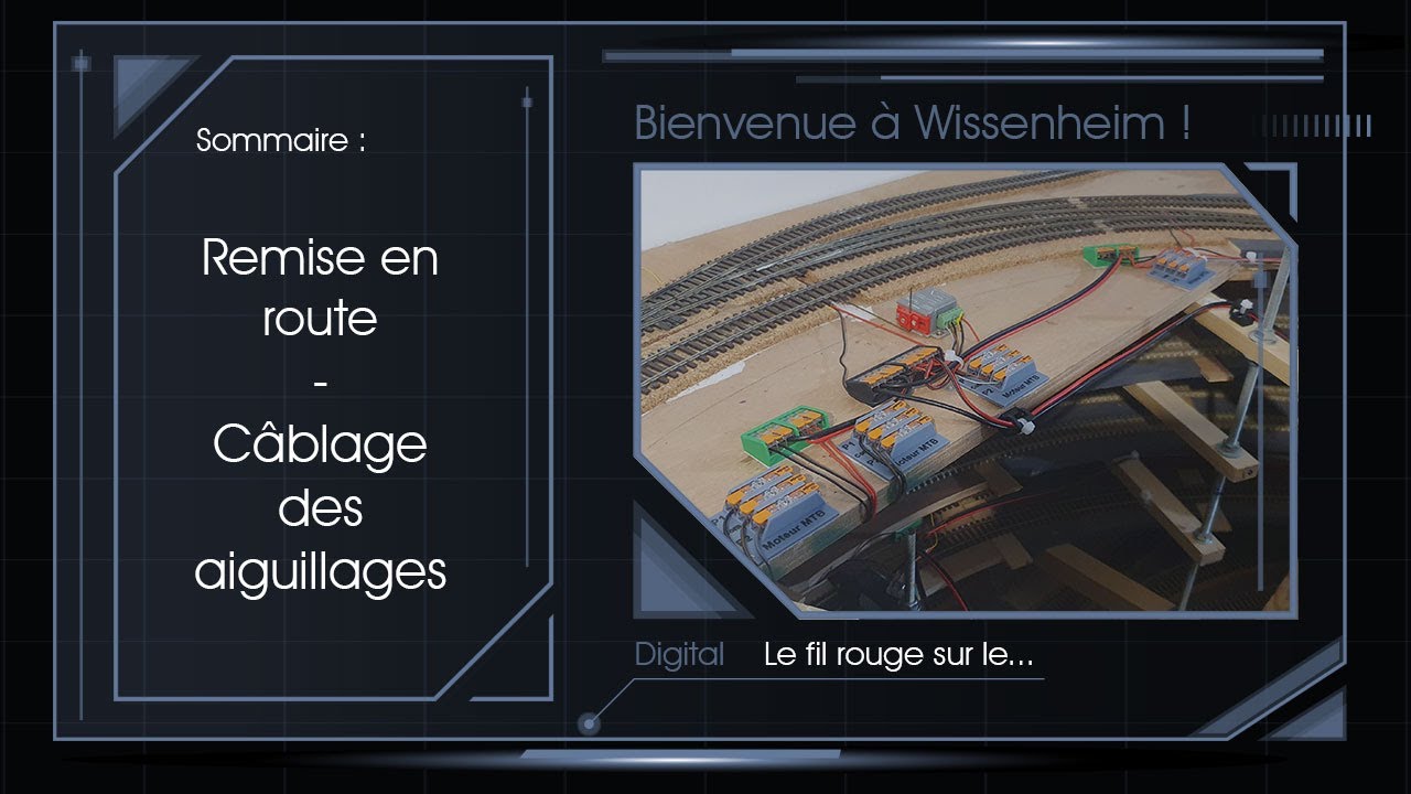 C&acirc;blage du r&eacute;seau -  Aiguillages et bilan
