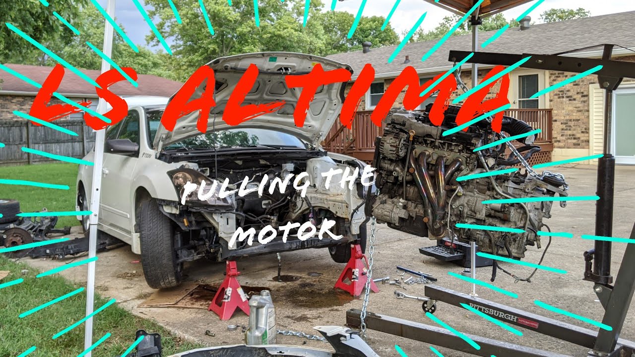 HOW TO PULL A MOTOR (Nissan Altima)