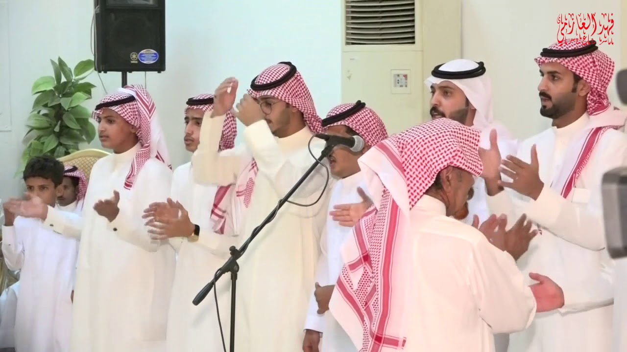 نايف العازمي و معتق العياضي في زواج الشاب سمير عواد العازمي