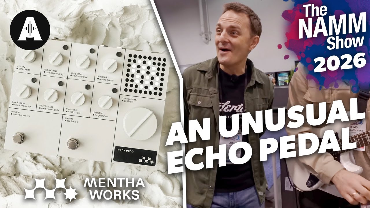 Mentha Works Monk Echo Pedal - NAMM 2026