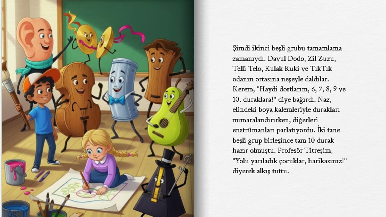 Ses Kervanı 20 Durak Turkish çocuk hikâyesi bilimsel eğlence çocuklar için