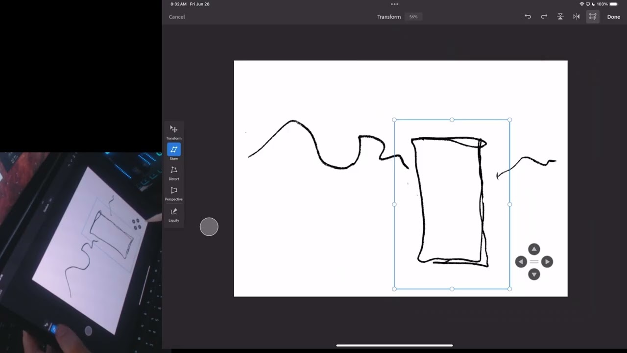 Урок 5/13. Настройка эскизов в Adobe Fresco AFB0105