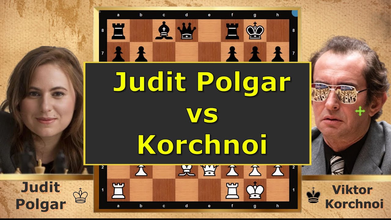 POLGAR DESTROYS Korchnoi in a Rapid Clash! ⚡♟ #juditpolgar  #Korchnoi #carokann  #chesslegends