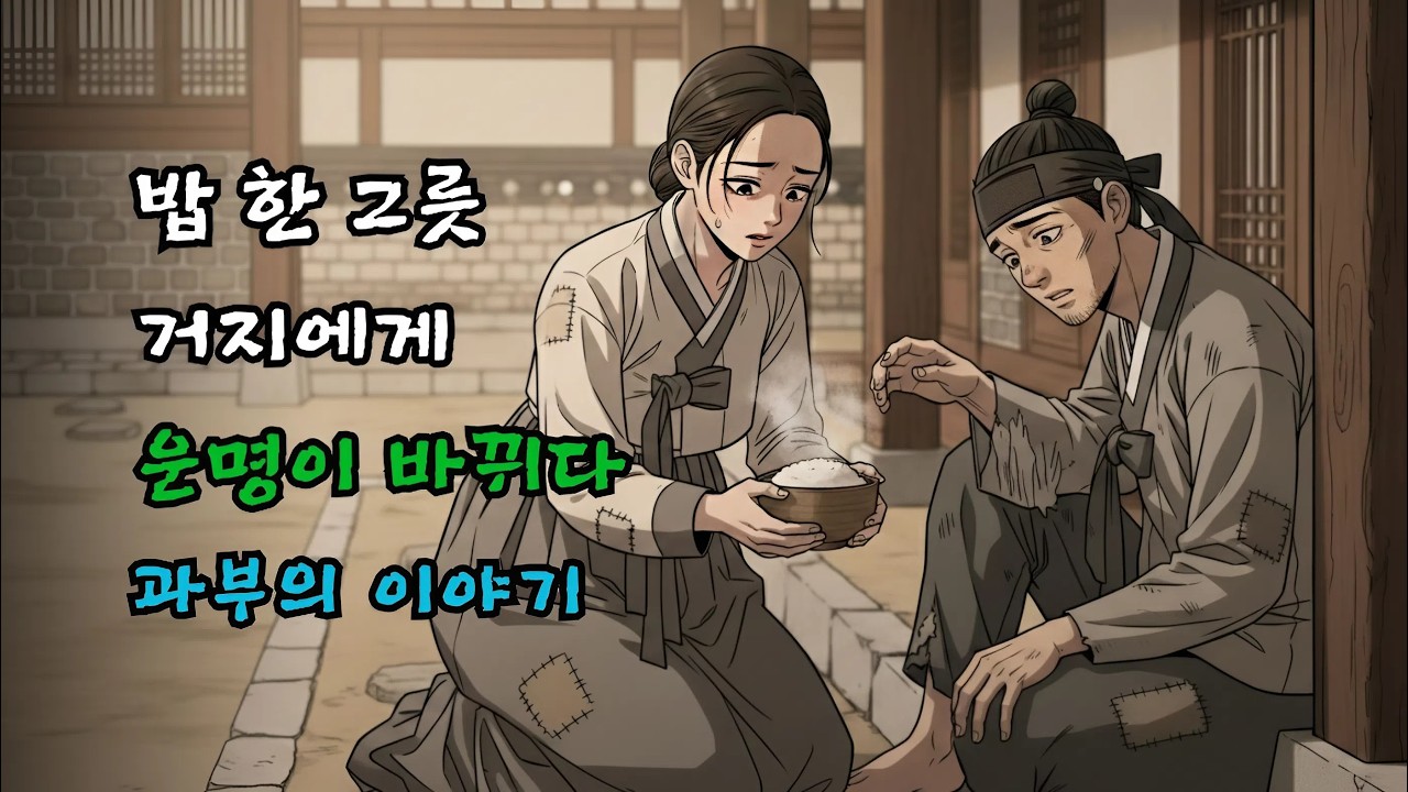 거지에게 베푼 밥 한 그릇… 운명이 완전히 뒤바뀐 과부