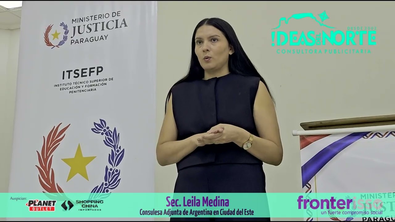 Consulesa adjunta de Argentina en Ciudad del Este Sec. Leila Medina impartió capacitación en Amambay