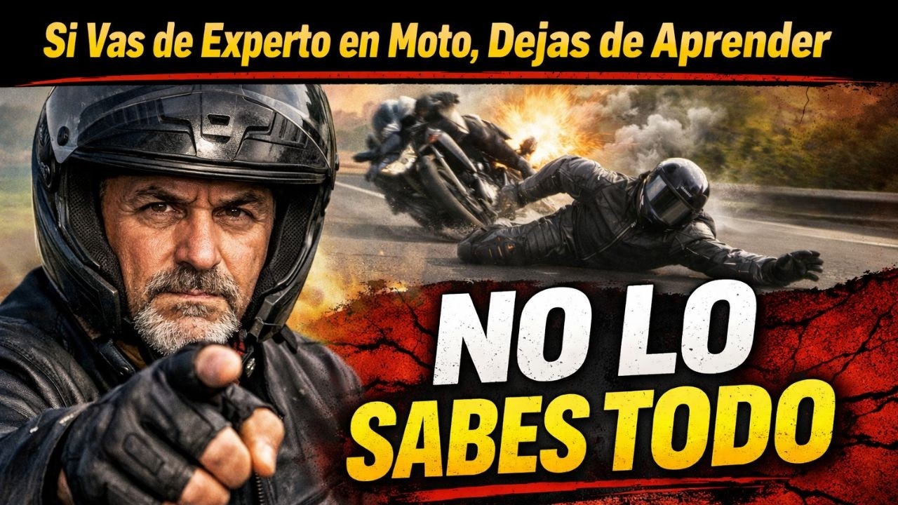 Si Vas de Experto en Moto, Dejas de Aprender