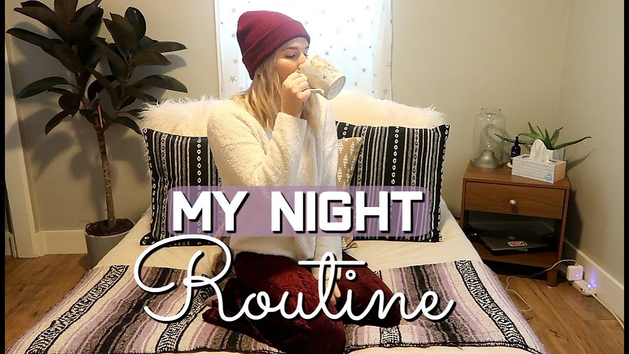 cozy night routine + my skincare routine | 2019
