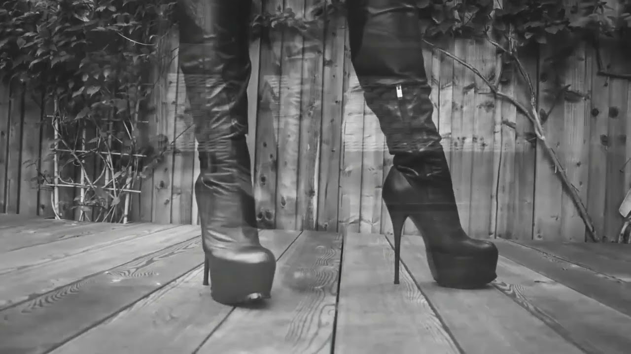 High Heel Plateau Overknee Boots