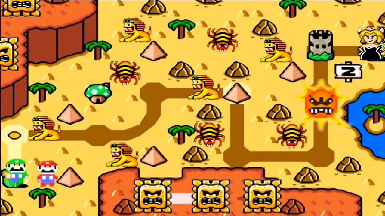 Super Mario World: Bowsette's Origins 100%: World 2: The Desert