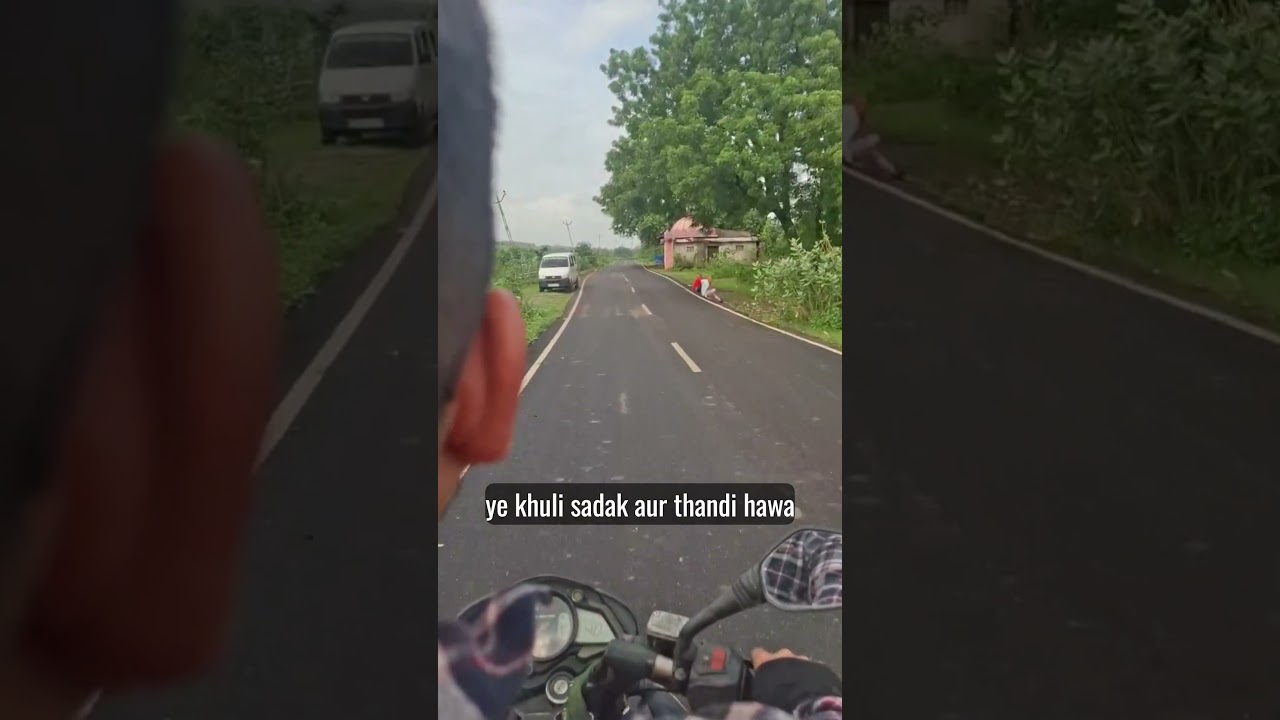 POV: Monsoon Roads Hit Different 🌧️🏍️ | Gujarat Ride #Shorts