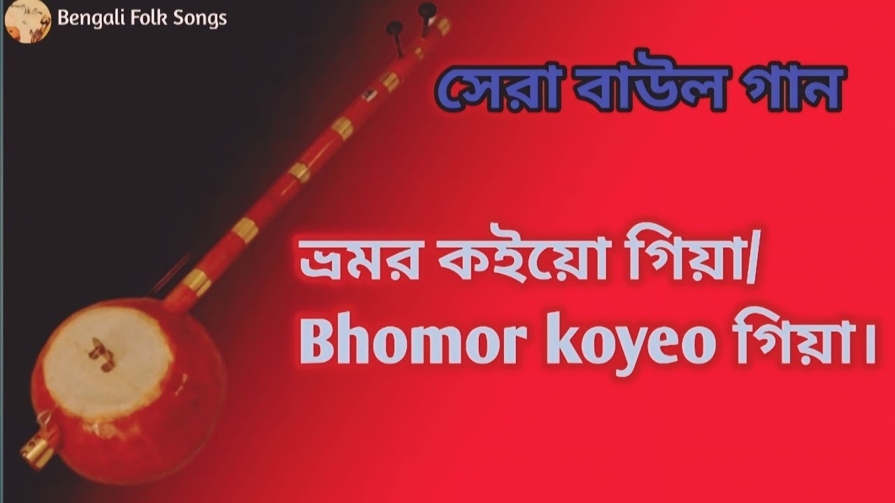 ভ্রমর কইয়ো গিয়া/bhomor koyeo giya !