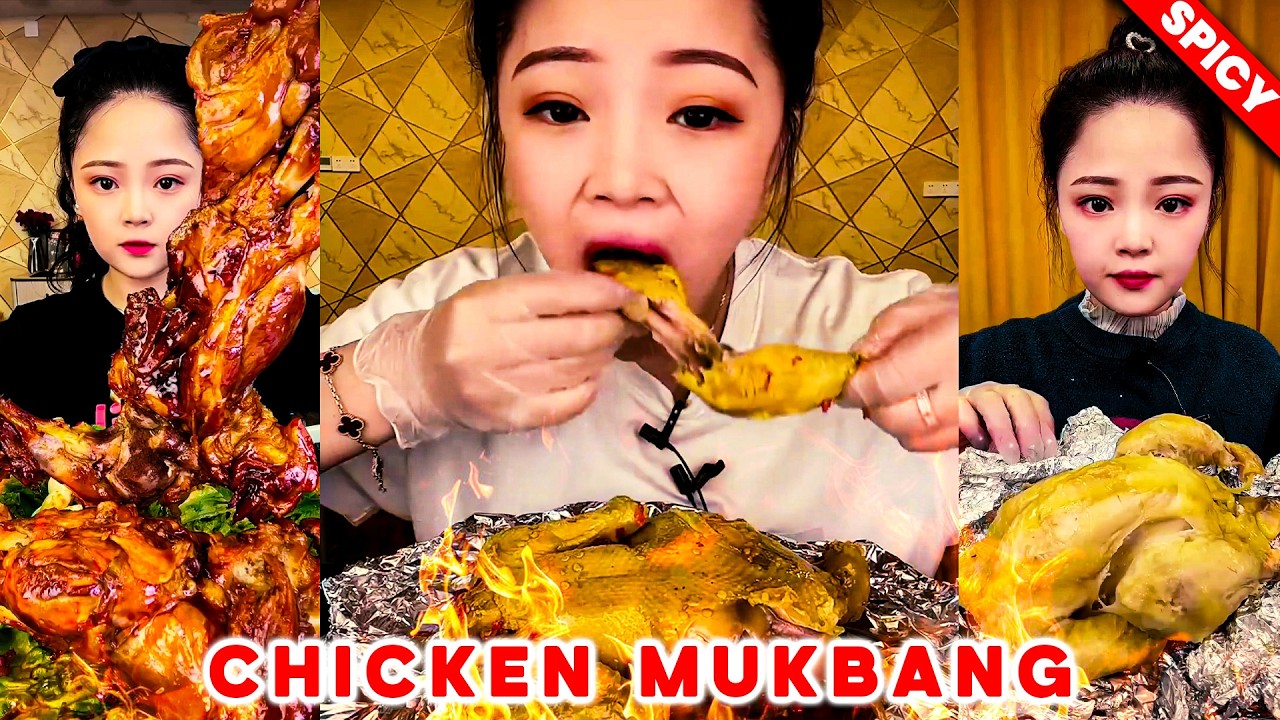 REAL MUKBANG :) SPICY 🔥 #CHICKEN 🐔 SOOTHING SOUNDS WHIEL ENJOING DELICIOUS FOOD 🍲 | #ASMR #MUKBANG