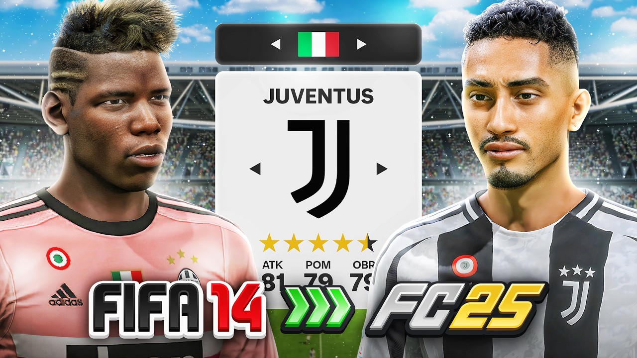 PRZEBUDOWAŁEM JUVENTUS w KAŻDEJ FIFIE!