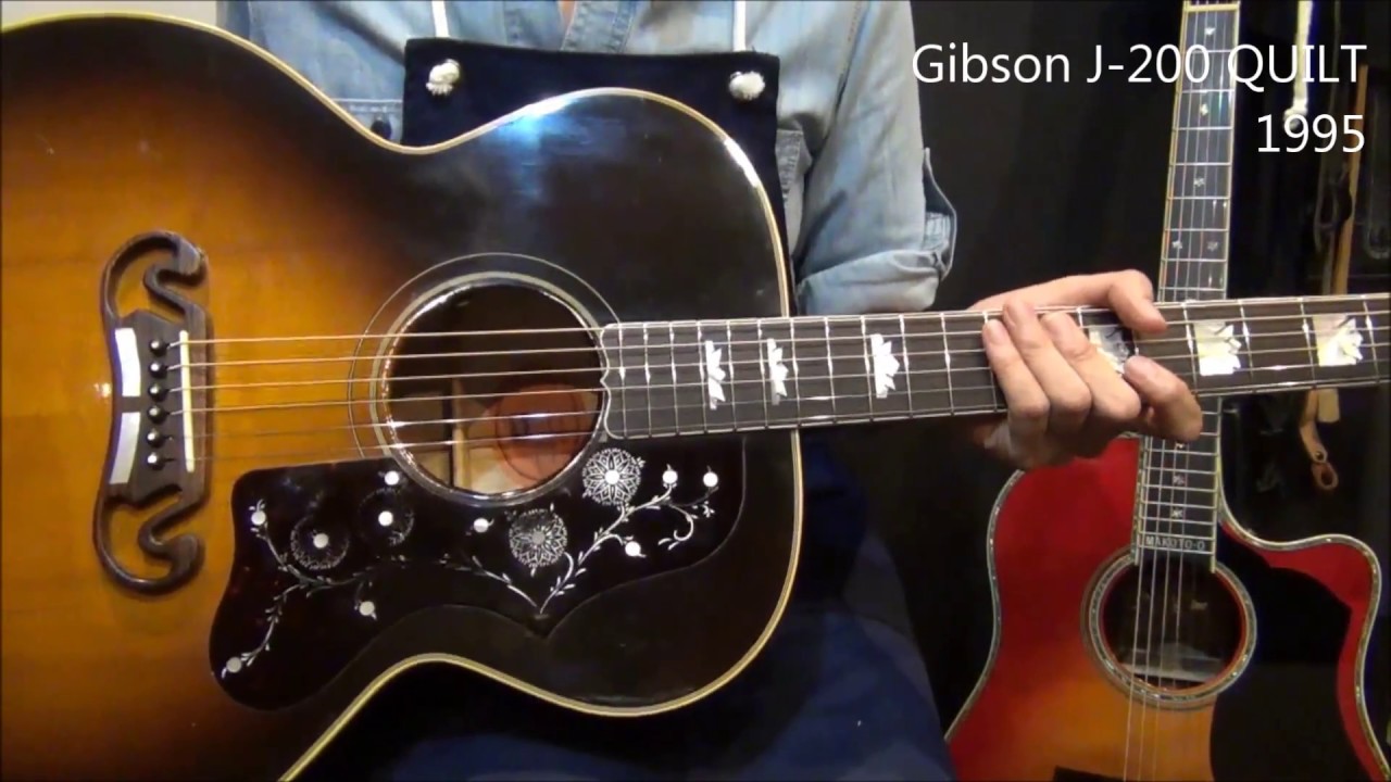 【オットリーヤ動画】Gibson J-200 QUILT（1995年製）