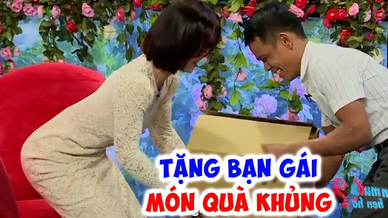 Chàng trai MANG MÓN QUÀ KHỦNG tặng bạn gái khiến MC Quyền Linh cười bò - Hẹn Hò Quyền Linh