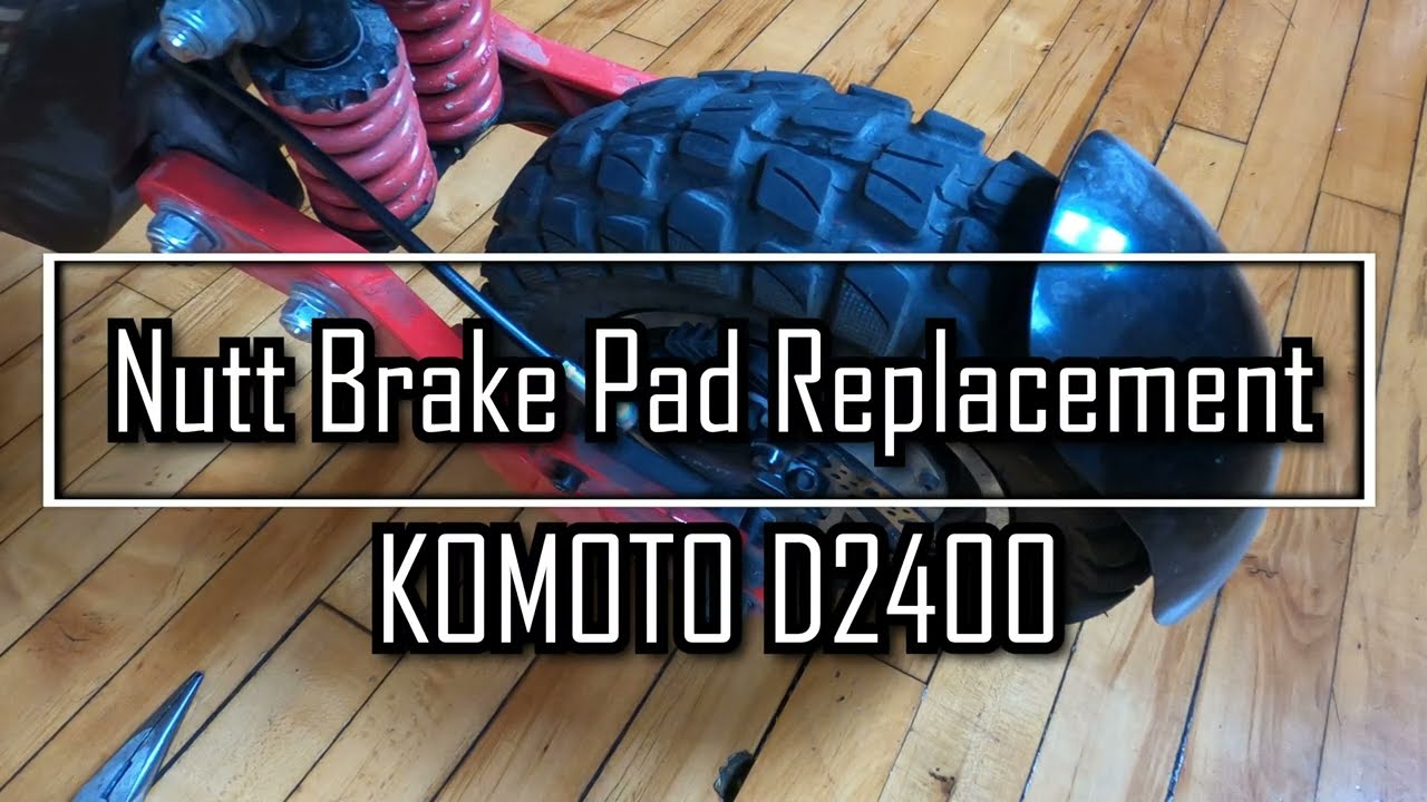 Замена тормозных колодок Nutt - KOMOTO D2400