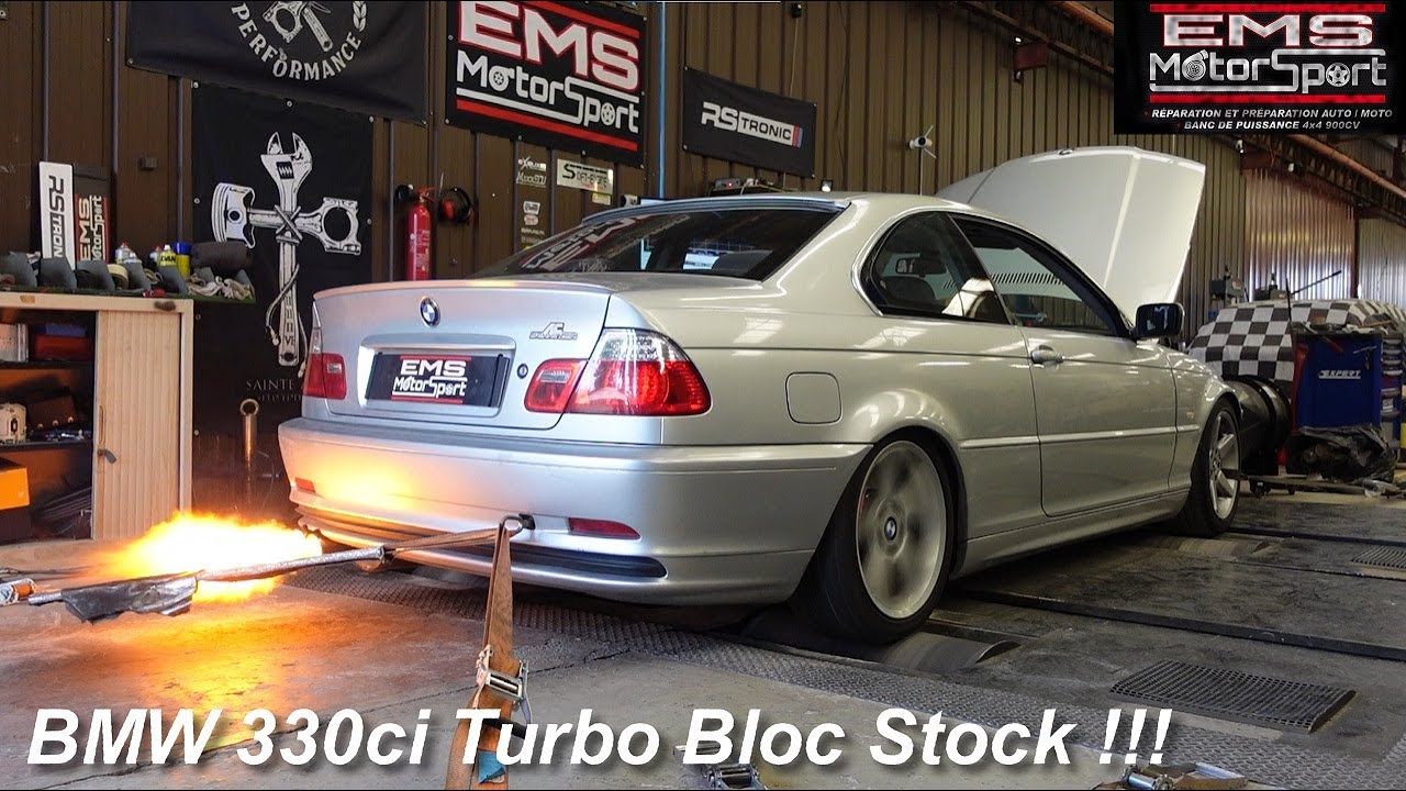 Le bloc de cette 330ci e46 turbo est à deux doigts d'exploser !!.